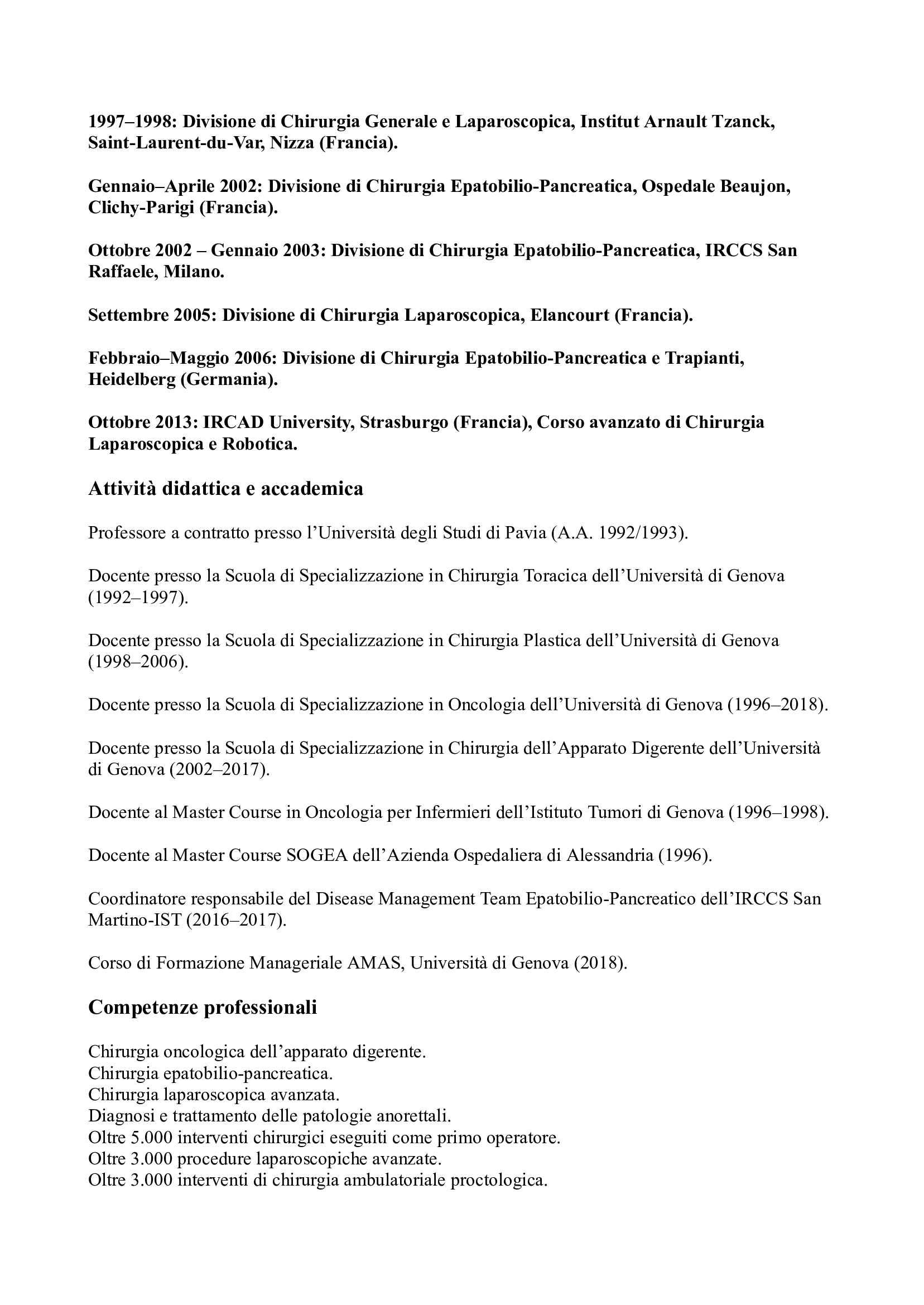 Curriculum vitae del Prof. Carmine Gianfranco Di Somma, pagina 2